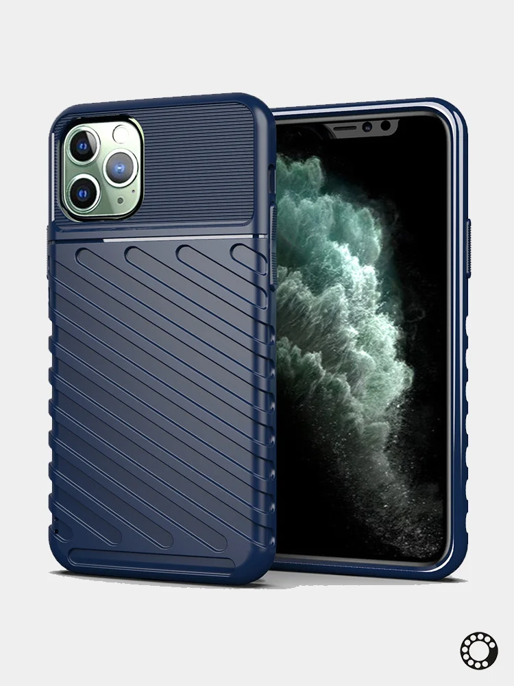 Темно-синий чехол для iPhone 11 Pro, ударопрочный