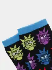 Серый меланж носки Rick and Morty, унисекс, 5 видов