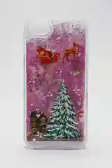 Жидкий силиконовый чехол для iPhone, с блестками
