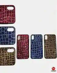 Силиконовый чехол с блестками для iPhone X