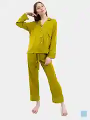 Лайм пижама комплект для дома LaFemme