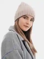 Бежевый шапка Velanso, ангора