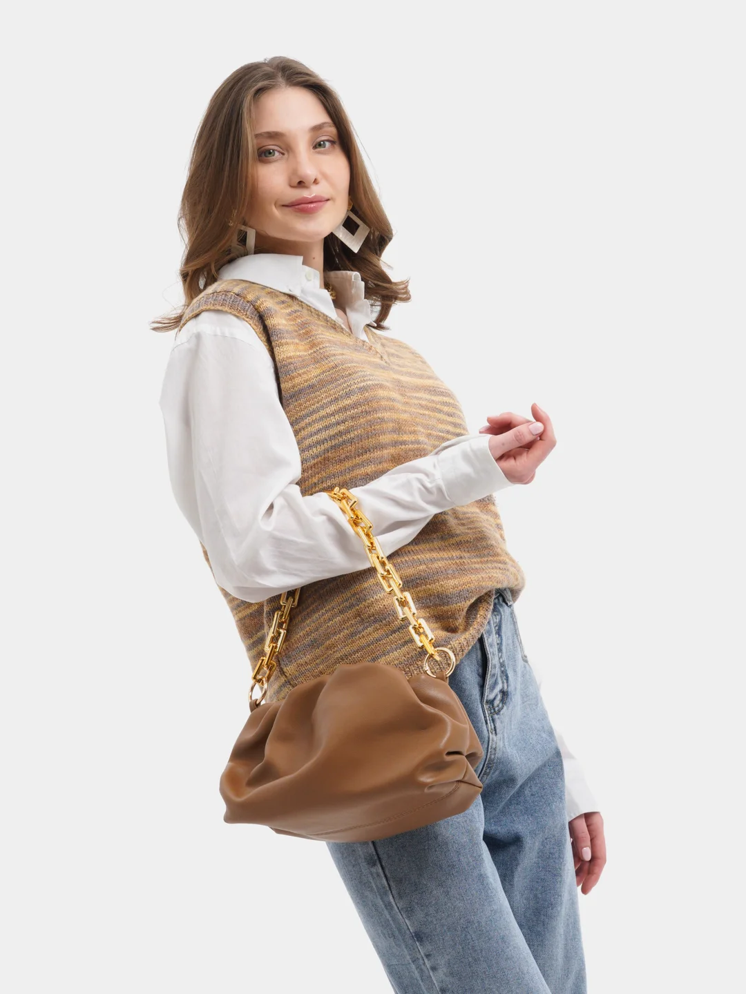 Женская сумка с цепью La Femme