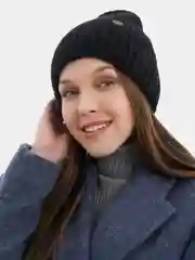 Черный шапка Velanso, ангора