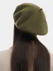 Фетровый берет однотонный, на флисе, Di Lana