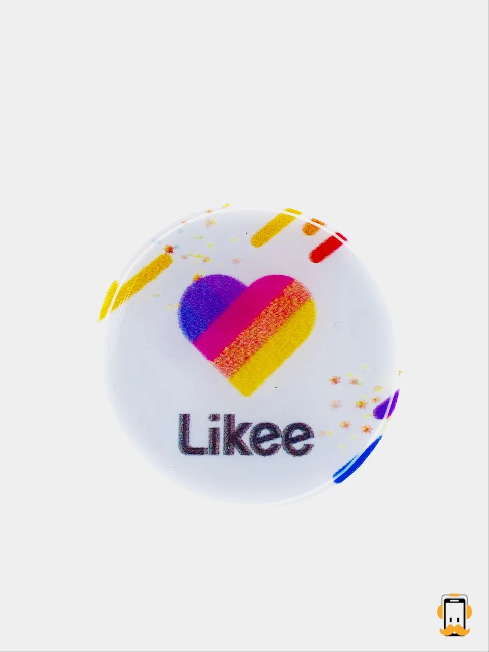 Голубой попсокет-держатель для смартфона Like