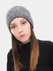 Серый шапка Korkki из мохера
