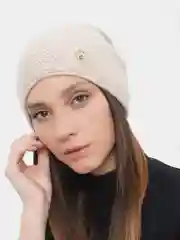 Бежевый шапка Korkki из мохера