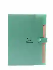 Мятный папка А4 Smile everytime, на 5 отделений, для удобного хранения документов