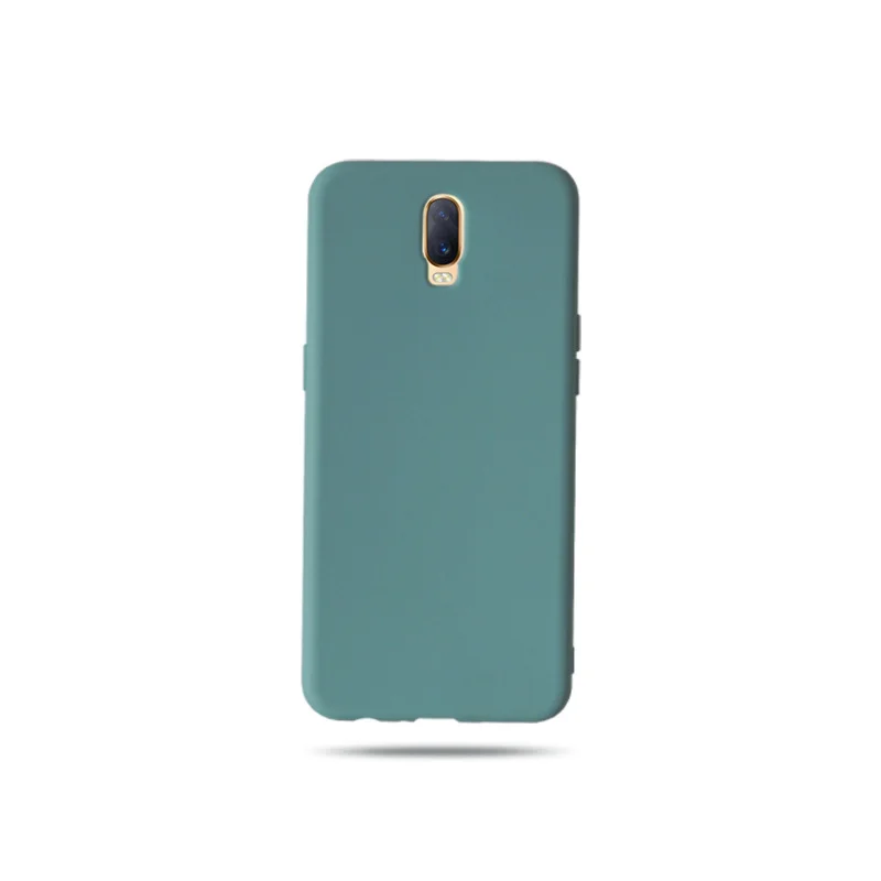 Зеленый чехол для Oppo R 15 Standart, силиконовый, 6 цветов