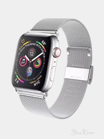 Серебряный ремешок для Apple Watch 38/40 42/44 мм