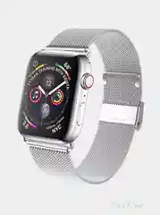 Серебряный ремешок для Apple Watch 38/40 42/44 мм