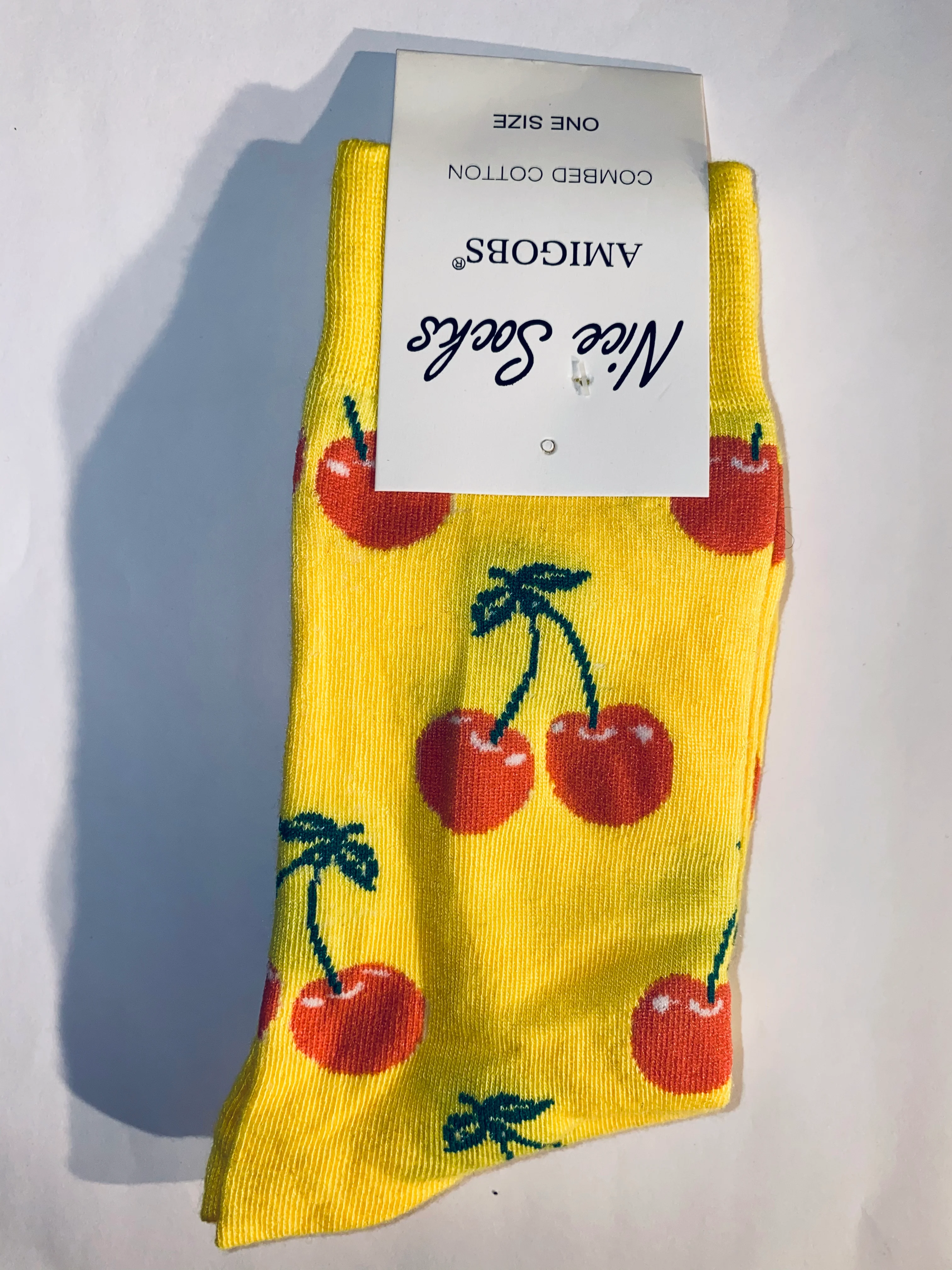 Носки с  фруктами