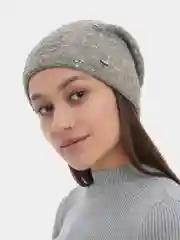 Серый шапка вязаная Korkki из мохера
