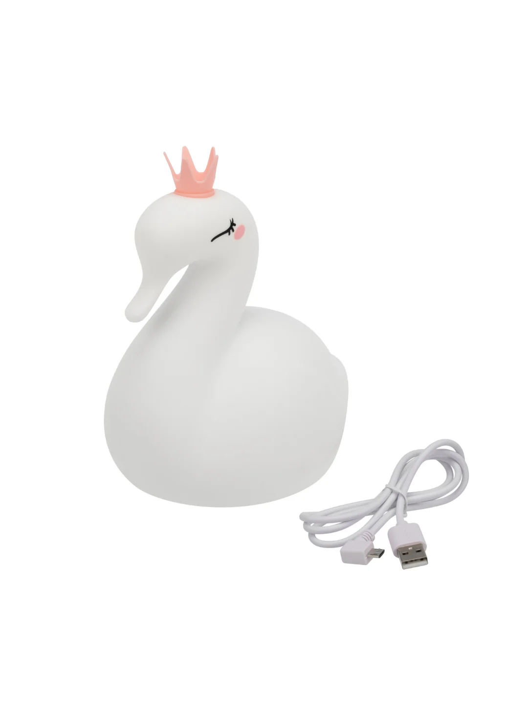 Светильник-ночник "Лебедь", силиконовый, USB