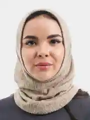 Капор двуслойный из ажурного трикотажа