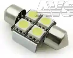 Лампа светодиодная C007 Т11 CANBUS, SV8, 5/8, 31 мм, блистер 2 штуки, белый