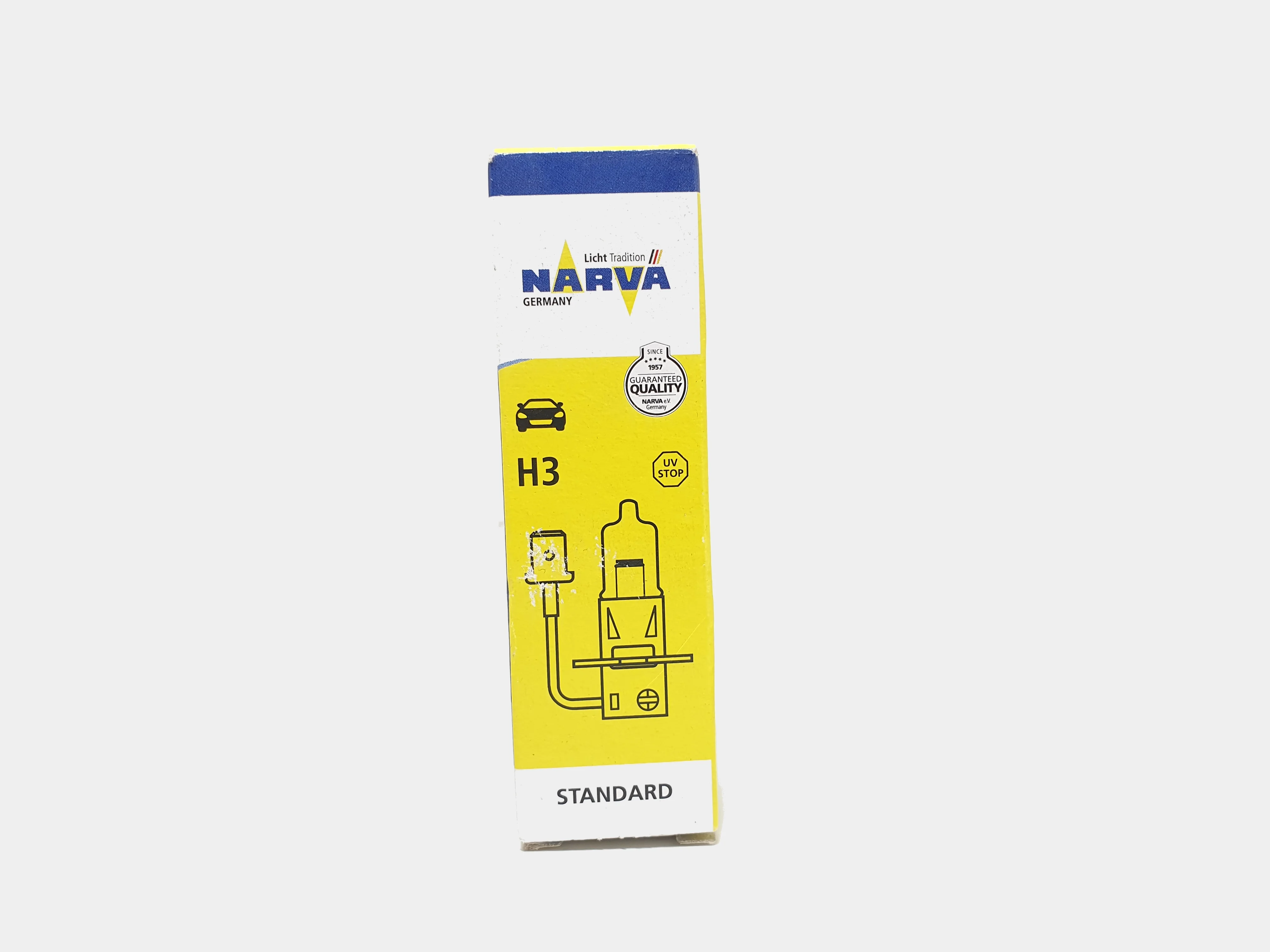 Галогенная лампа головного света Narva Standard, цоколь H3, PK22s, 12V, 55W