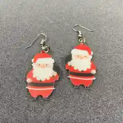 Серый меланж серьги