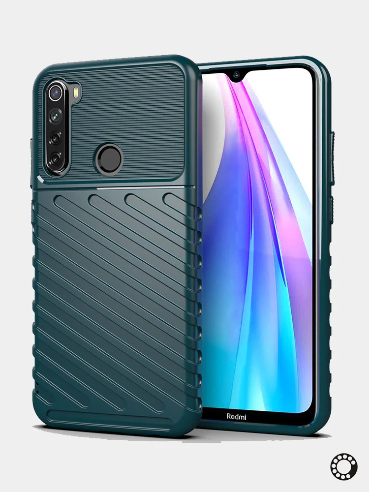 Зеленый чехол ударопрочный Xiaomi Redmi Note 8T