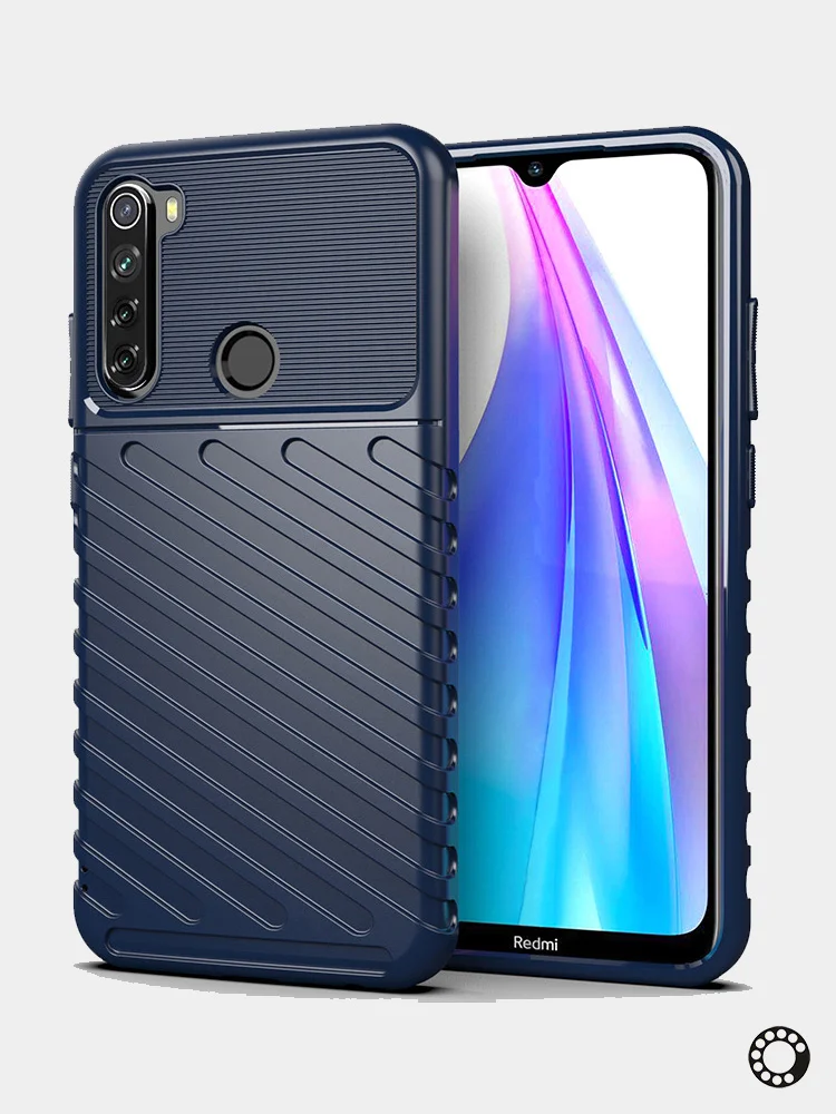 Темно-синий чехол ударопрочный Xiaomi Redmi Note 8T