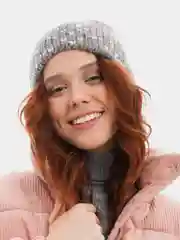 Серый шапка KORKKI