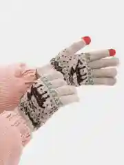 Серый перчатки сенсорные
