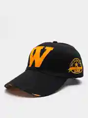 Угольный джинсовая бейсболка "W"
