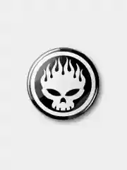 Черный значок "The Offspring", 37 мм