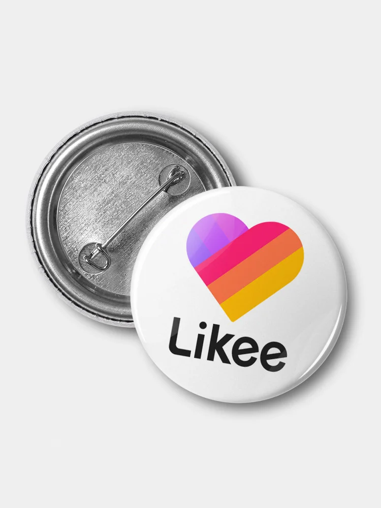 Значок Likee, 37 мм
