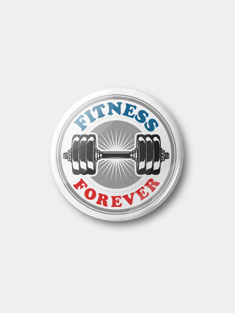 Значок Fitness, 37 мм
