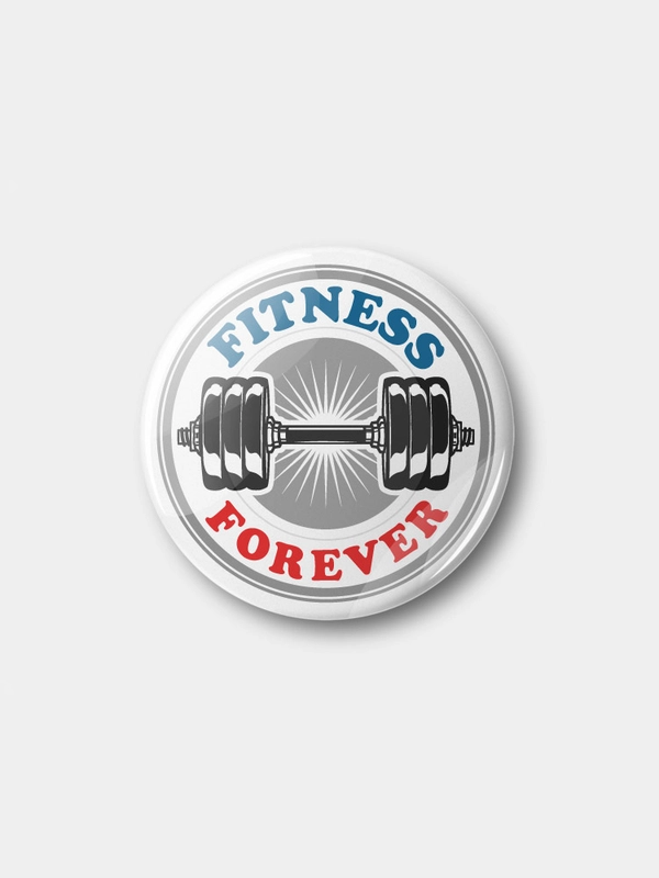 Значок Fitness, 37 мм