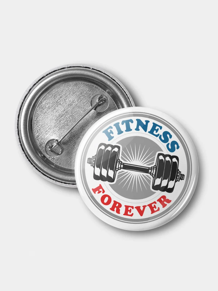 Значок Fitness, 37 мм