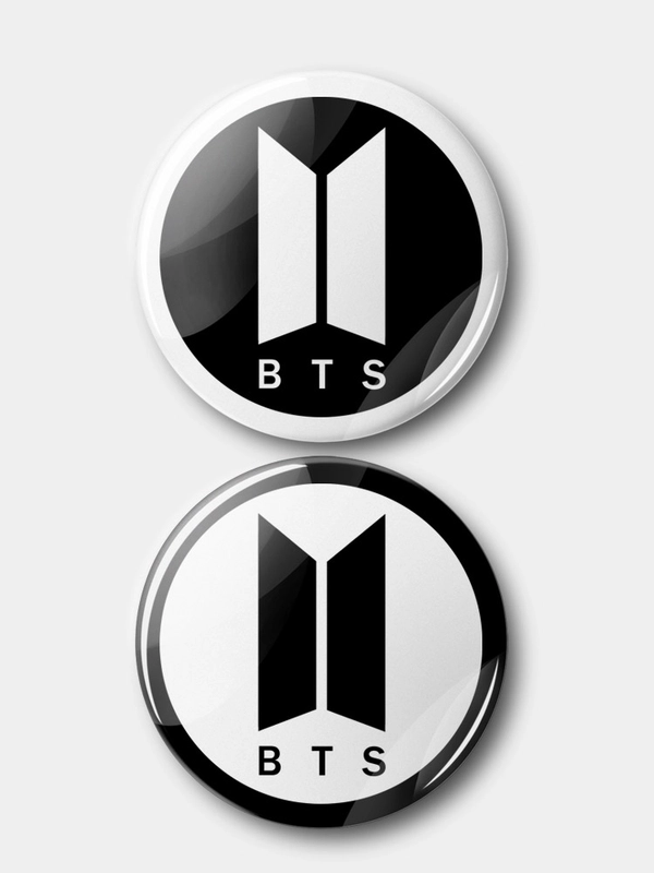 Значок "BTS", 37 мм, k-pop