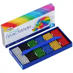 Пластилин Гамма "Классический", 06 цветов, 120 г, со стеком, картон. упаковка