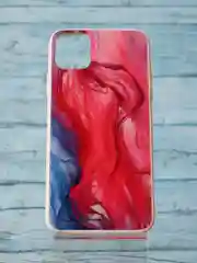 Фуксия чехол iPhone 11 Pro Max с рисунком акварель