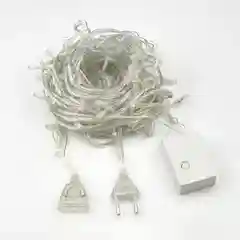 Белый светодиодная гирлянда 10 метров, 100 лампочек