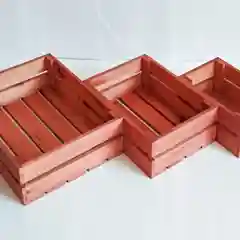 Багровый ящик, кашпо, бокс из дерева