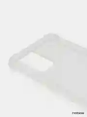 Белый противоударный прозрачный чехол на Samsung S20, S20 Plus, S20 Ultra