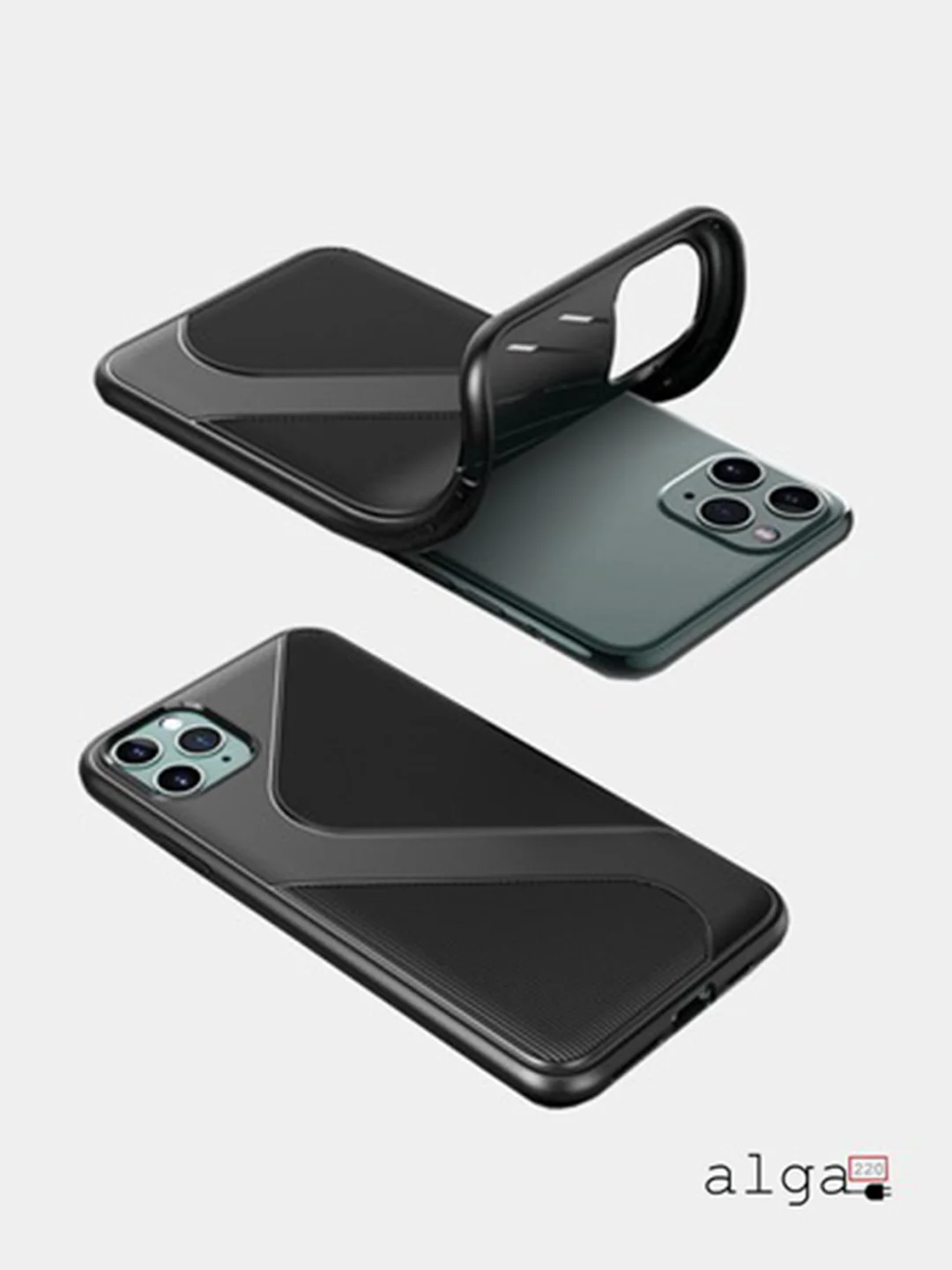 Лесной зеленый чехол для Apple X, XR, 7, 8