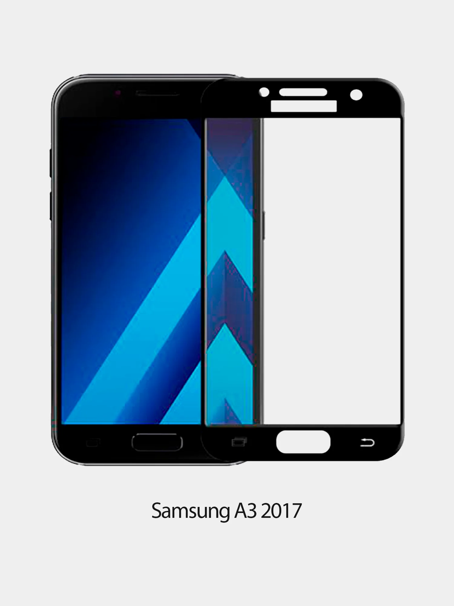 Черный защитное стекло 5D с тонкой рамкой для Samsung A60,A90,A20E 2019,A2 Core,J4 Core 2019