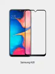 Черный защитное стекло 5D с тонкой рамкой для Samsung A60,A90,A20E 2019,A2 Core,J4 Core 2019