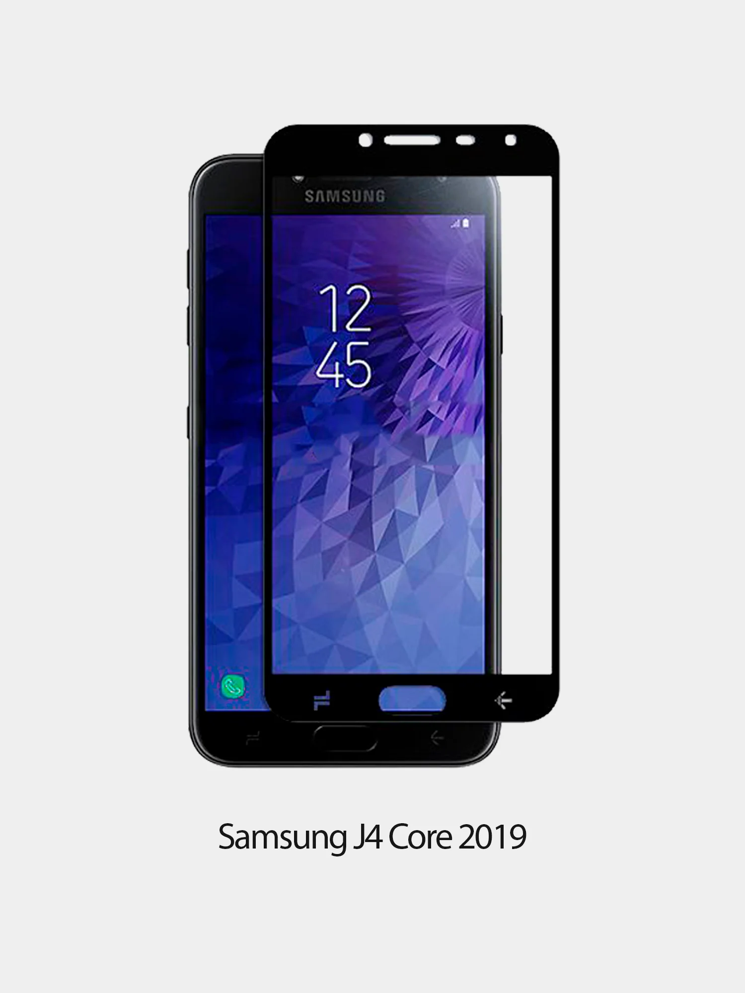 Черный защитное стекло 5D с тонкой рамкой для Samsung A60,A90,A20E 2019,A2 Core,J4 Core 2019