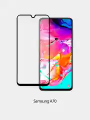 Черный защитное стекло 5D с тонкой рамкой для Samsung A60,A90,A20E 2019,A2 Core,J4 Core 2019