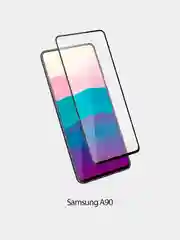 Черный защитное стекло 5D с тонкой рамкой для Samsung A60,A90,A20E 2019,A2 Core,J4 Core 2019