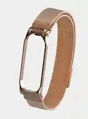 Манго ремешок магнитный металлический для Xiaomi Mi band 5