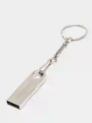 Серый металлическая флешка USB
