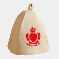 Красный шапка банная микс