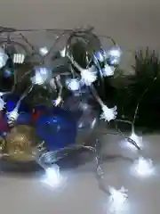 Белый гирлянда "Роза", украшение - декор