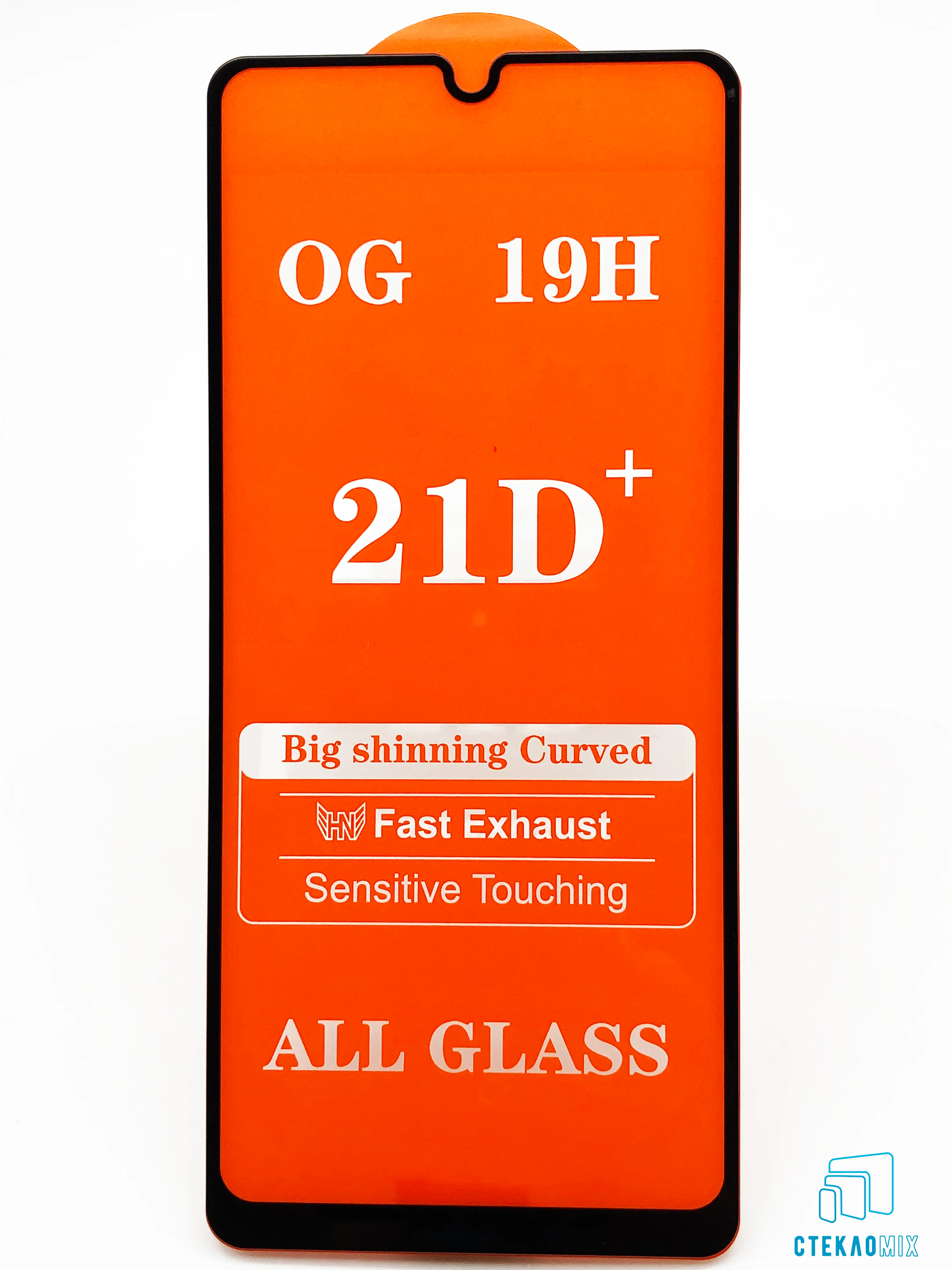 Черный защитное стекло "21D" Samsung Galaxy A41